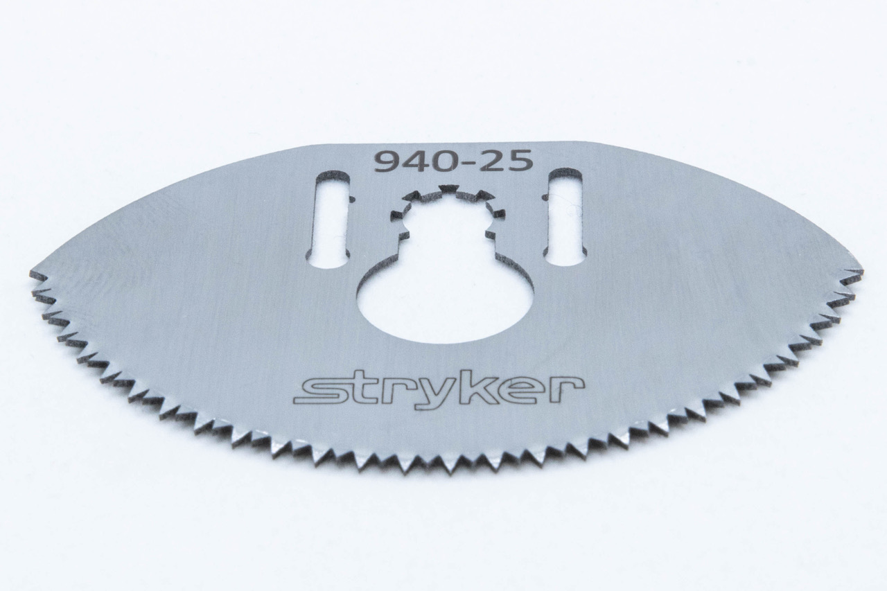 Stryker 940-25 Stainless Steel Replacement Cast Saw Blade